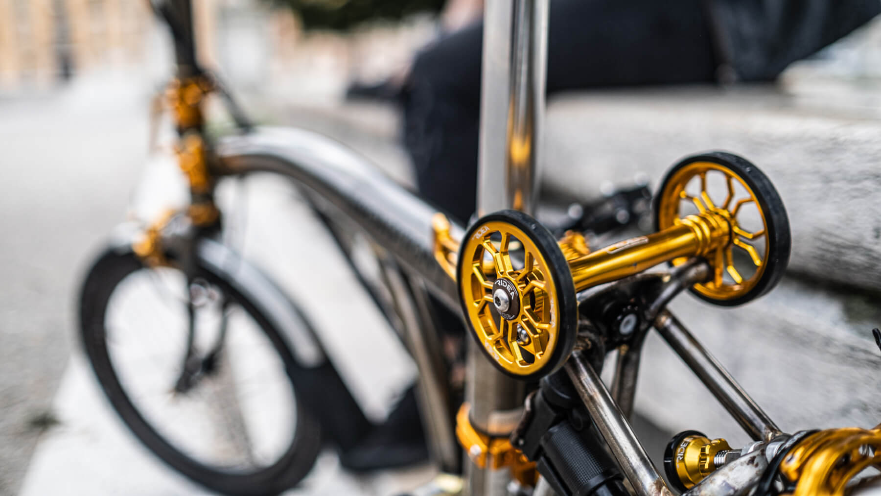 Eazy wheels for Brompton