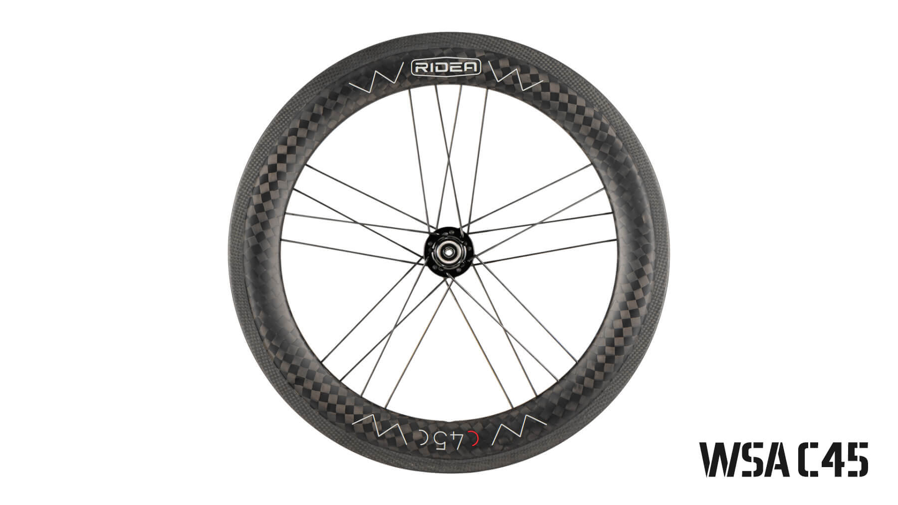 369 mm carbon wheels (Moulton)
